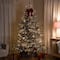 7.5ft. Pre-Lit Real Touch™ Flocked Grand Teton Pine Artificial Christmas Tree, Warm White LED Lights